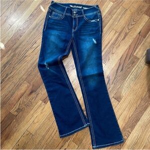 Wallflower Classic Indigo wash Boot Cut Jeans